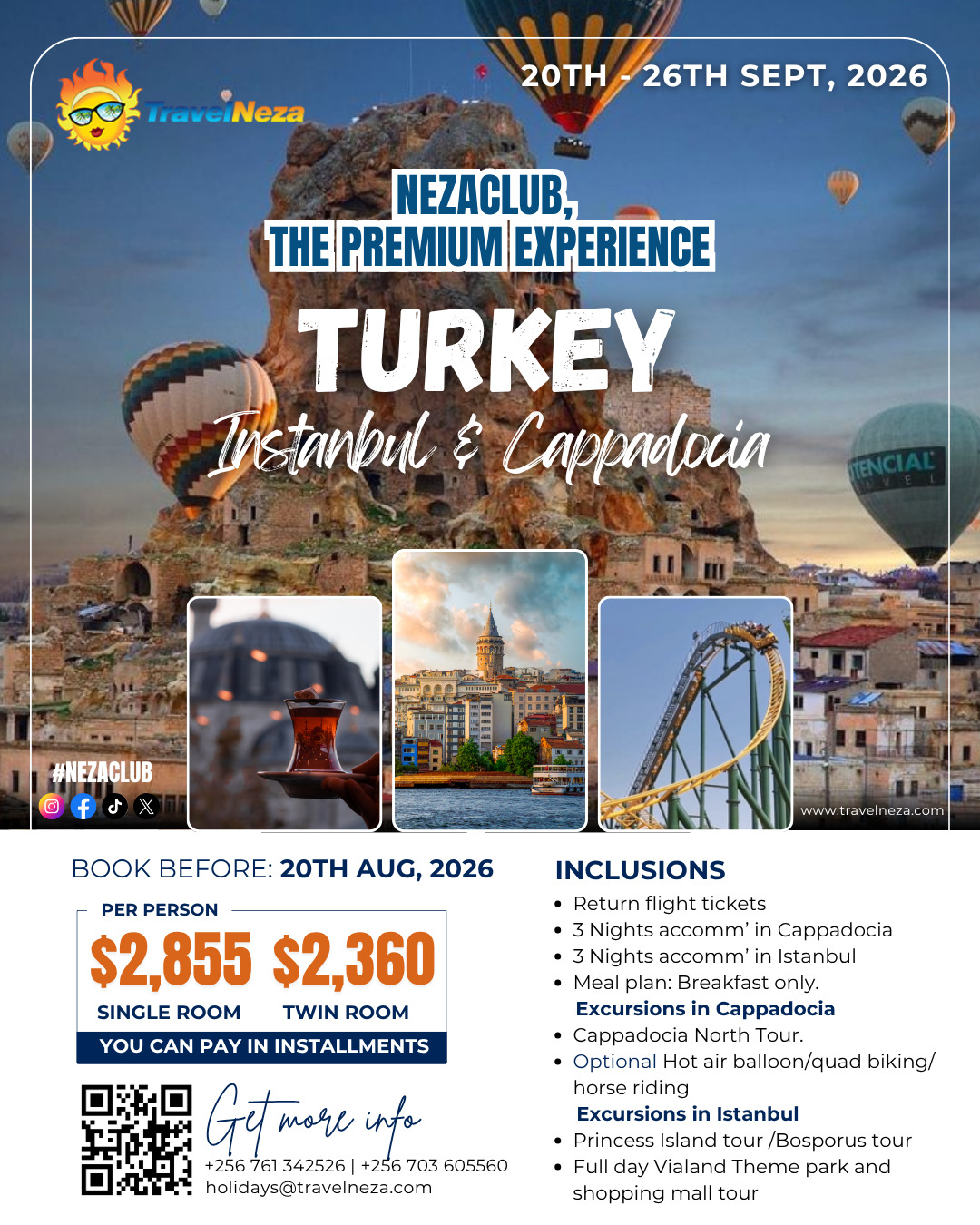 NezaClub Multi- city Turkey holiday