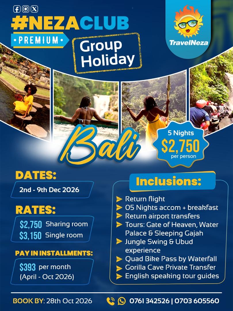 NezaClub Bali November Escape: Island Calm, Culture & Tropical Bliss