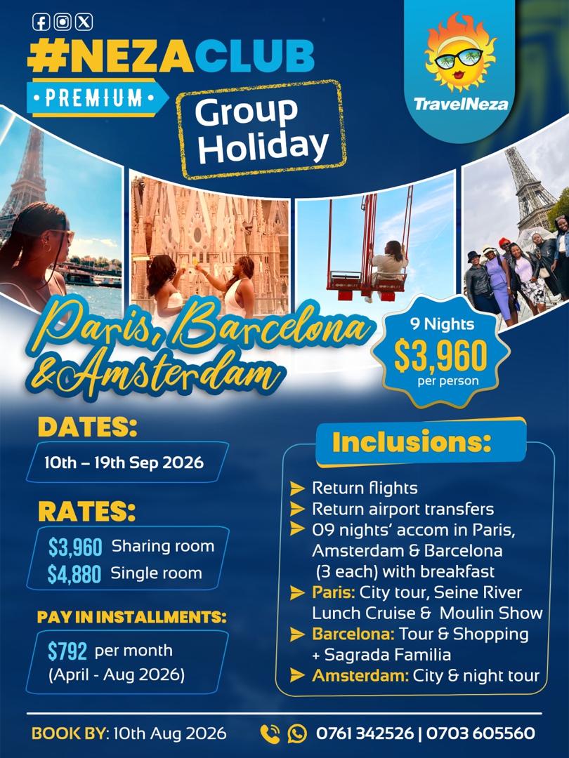 NezaClub Europe Holiday: Paris, Amsterdam & Barcelona