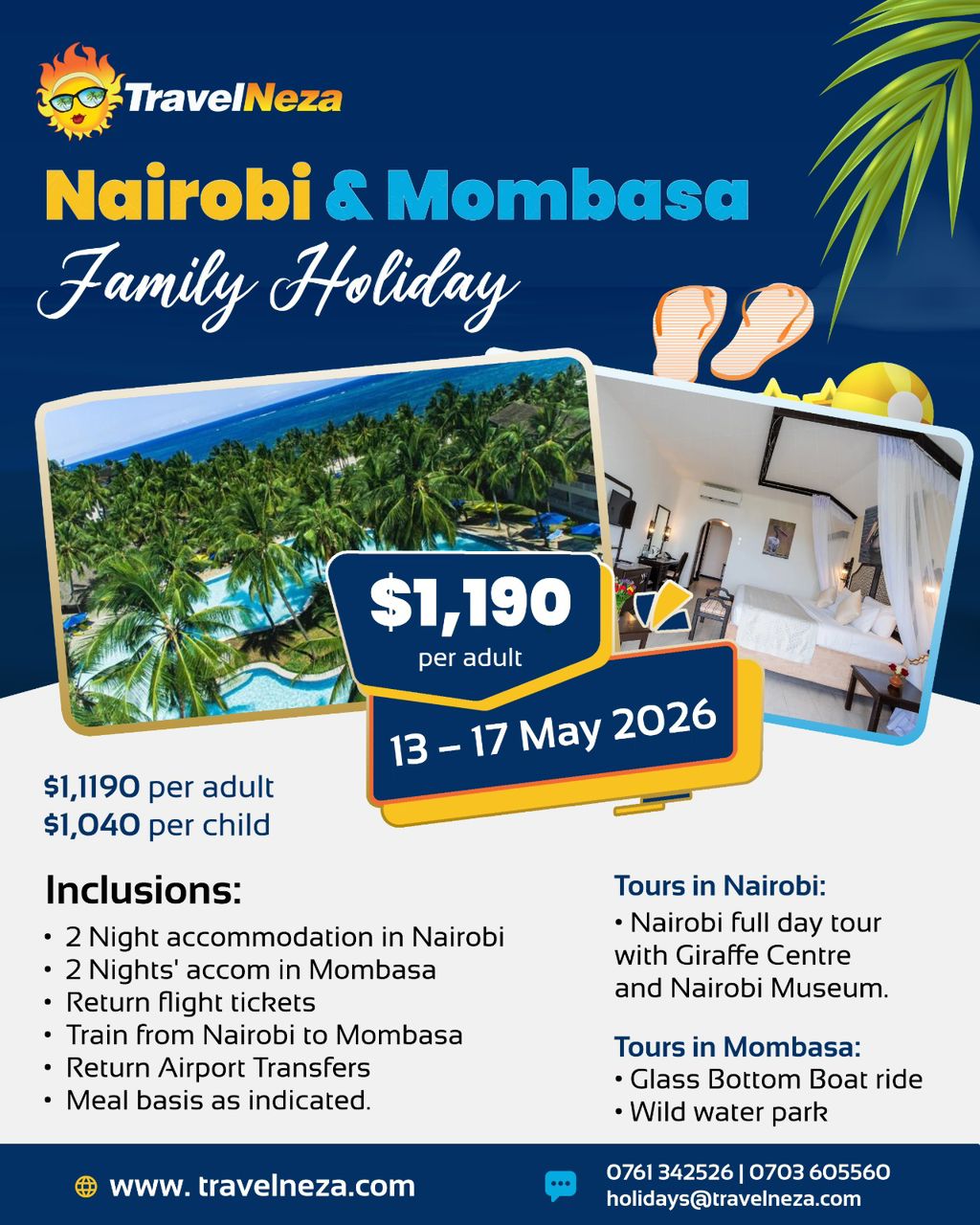 Nairobi & Mombasa Family Holiday