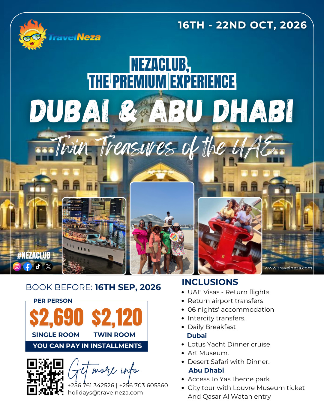 UAE Combo Dubai and Abu Dhabi October trip