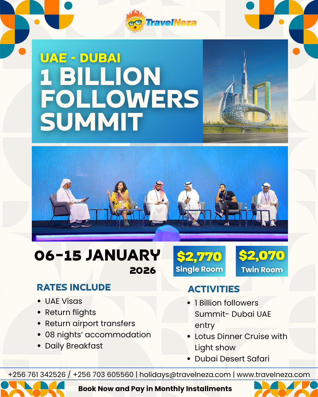 1 Billion Followers Summit- Dubai UAE